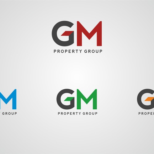 logo for GM Property Group Design by Designdicate™