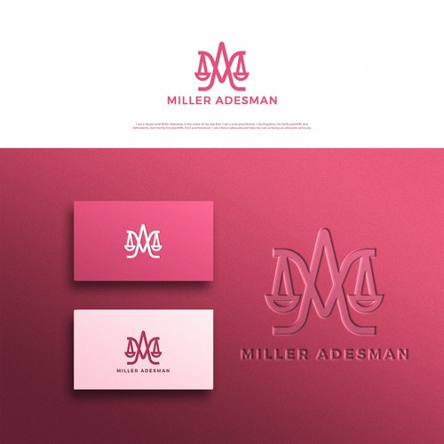 Law firm logo design so trendy and cool people would get it tattooed. Réalisé par AiPASSION©️