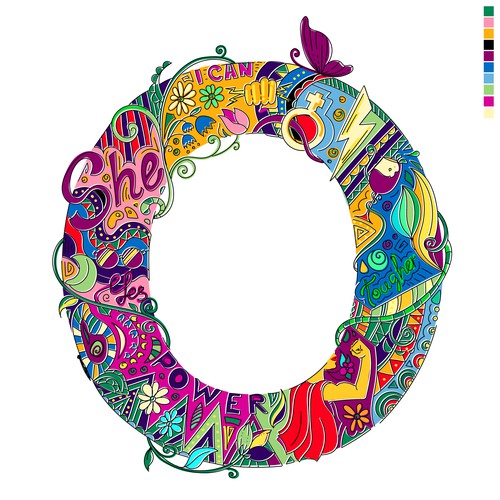 cool letter o design