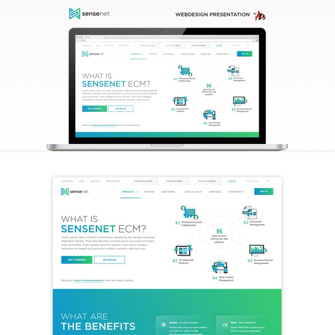 Design vencedor por A.D.S