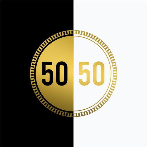 Desing a raffle competition logo for 50/50 Design by Hidden Master