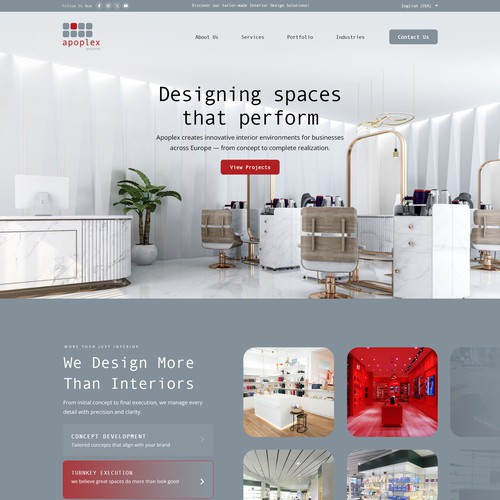 Web page design contest entry by Isaac Creative