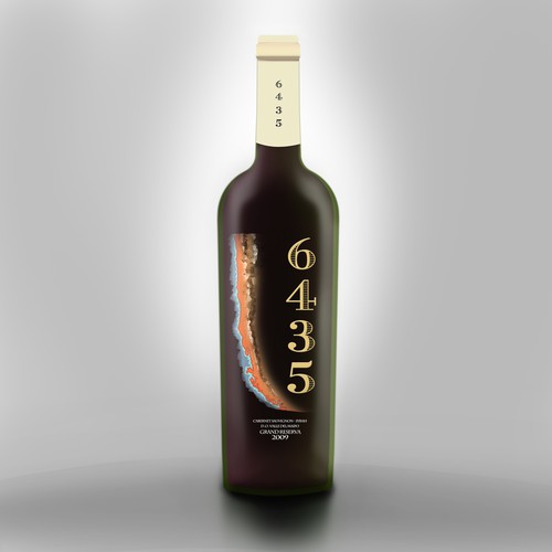 Chilean Wine Bottle - New Company - Design Our Label! Réalisé par Tom Underwood