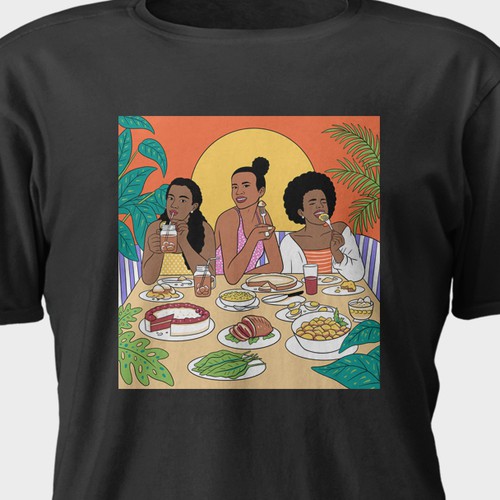 Soul Food/Foodie Themed T-Shirt Designs Design von thegarapan