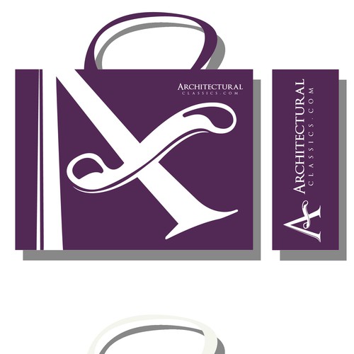 Carrier Bag for ArchitecturalClassics.com (artwork only) Design by Rebelf