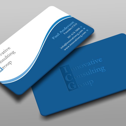 Design di ICG Business Cards di Brandmaker artist