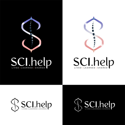 "Spinal Cord Injury Info Website / Full Back Tattoo (haha)" winning Logo & brand identity pack