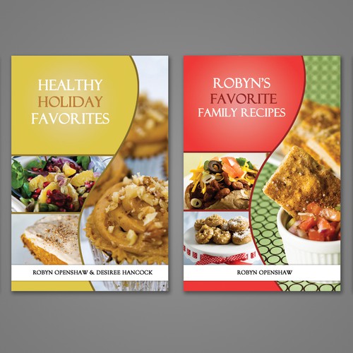 Recipe book covers Design by miburoushi