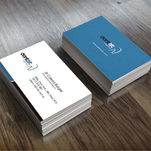 grintdeverauxさんのcreate professional cards for our dental businessデザイン