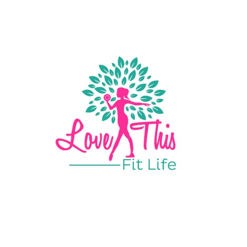 The love of fitness, concurso Design de logo