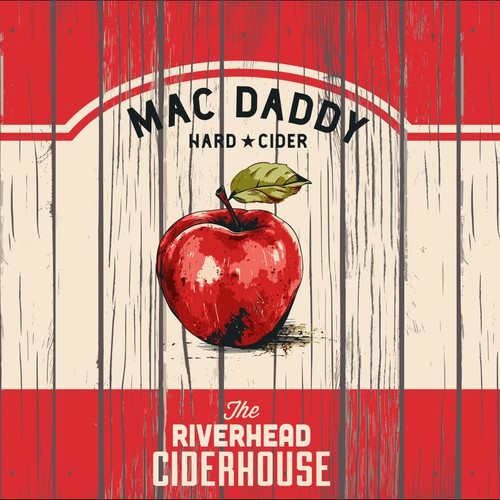 Design a rustic feeling slim can for hard apple cider Diseño de DesinNIK