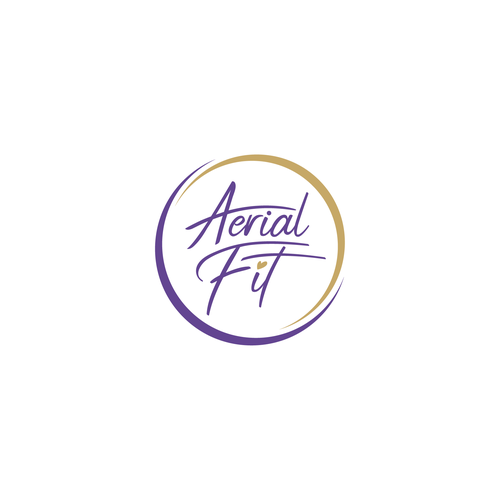 "Aerial Fit" Logo for our new aerial sports shop Design by -anggur-