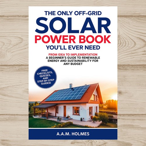 Design the best off-grid solar power book cover Design by Ideaxa
