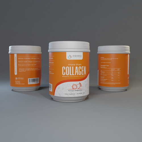 Looking For Simple Attention Grabbing Collagen Product Label デザイン by Bromocorah99