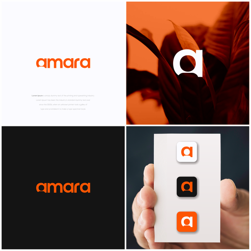 Amara - New Social Media App Logo Design Design by Solonia♛