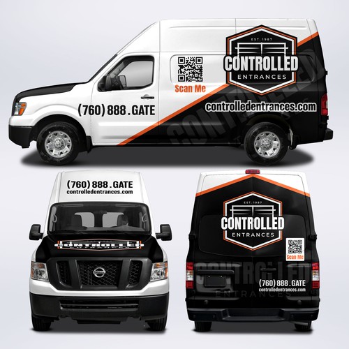 Eye Catching Van Wrap Design by Duha™