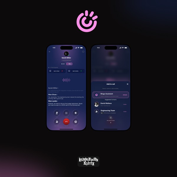 Redesign AI-Powered Business Phone Mobile App