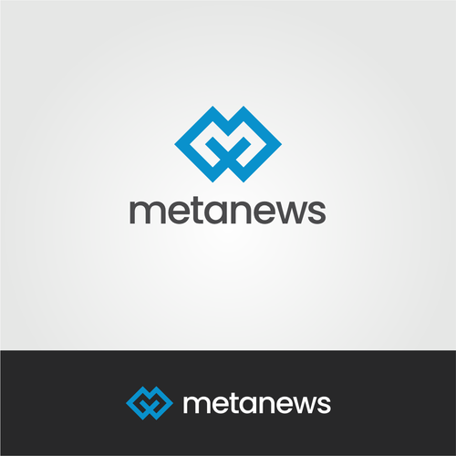 Design a logo for a web3 News platform called MetaNews Design by vectorazta