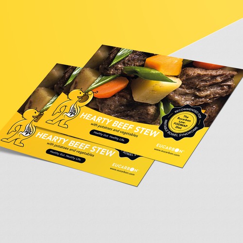 Recipe flyer template Design by ChinYii