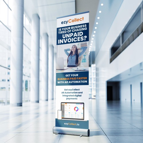 B2B Saas Pull Up Banner for Trade Show Design by icon89GraPhicDeSign