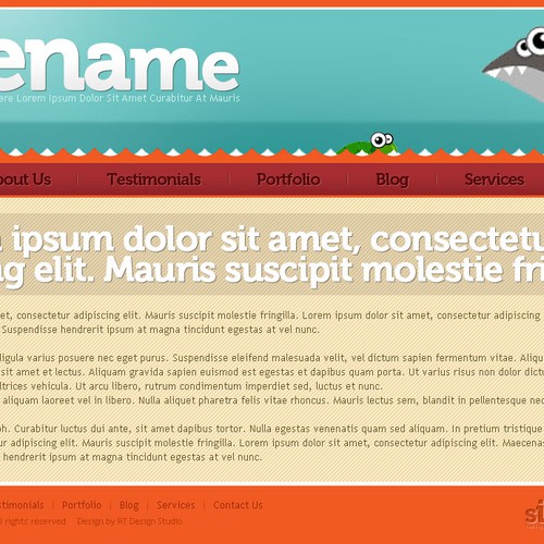 1-3 Page Website Template Design von RTDS