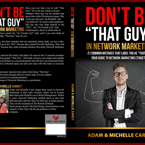 NCP BOOK COVER - Don't Be "That Guy" In Network Marketing Design by T.Primada