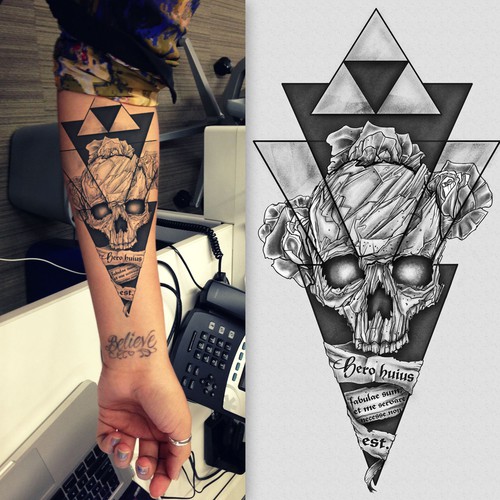 Hip - Dark - Sketch Tattoo Design Needed! Design by Giulio Rossi