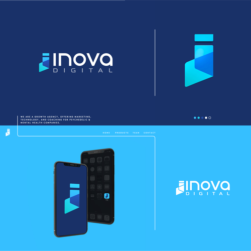 Inova Digital Brand Design Design by piratepig
