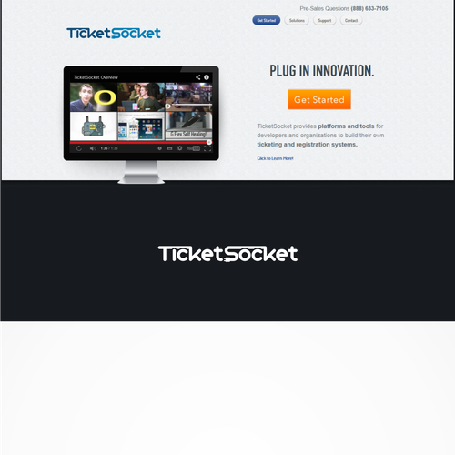 Kickass design for TicketSocket Design by "KakGio"