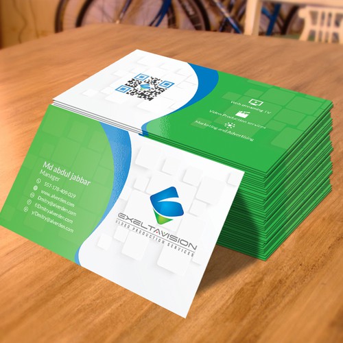 Business Card to represent THREE Service Divisions Design by Twin Ashek Masum