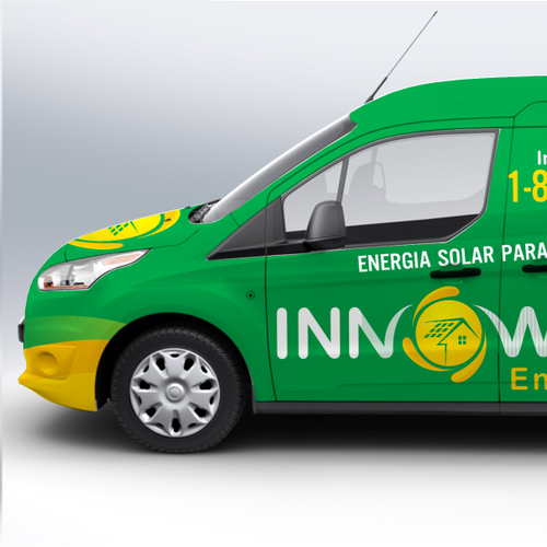 Create a capturing truck/car wrap for a Solar Installer on the Caribbean! Design by TANSA ART