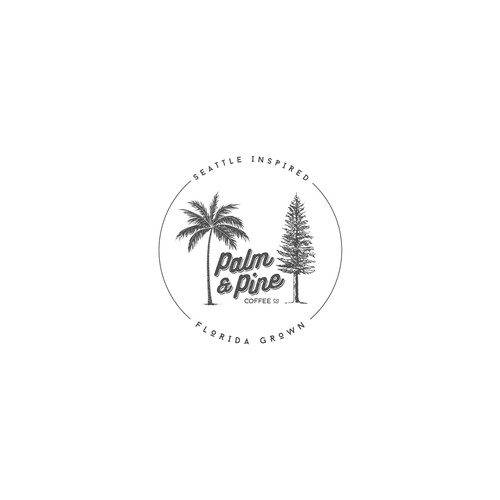 Palm & Pine Coffee Co. | Logo design contest