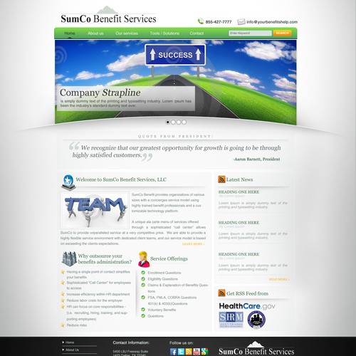 Sumco needs a new website design Design von Neil Reyes