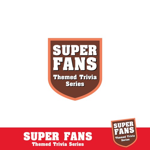 SUPER FANS Theme Trivia Series Logo Design by Timothy.C