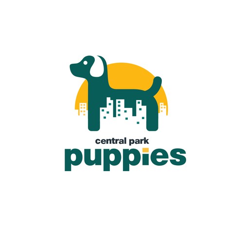Design a heartfelt, modern logo for a brand that brings families and puppies together. Design by Vel66