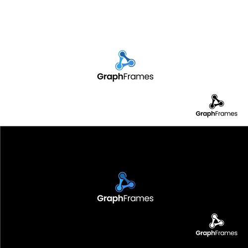 GraphFrames Logo - an open-source software project for big data networks Design by BAdesign