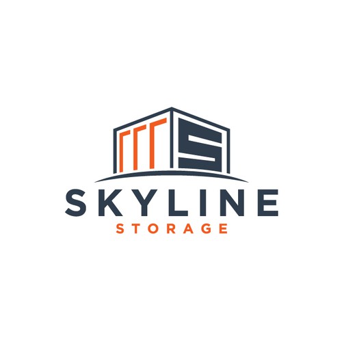 Eye Catching Logo for SKYLINE STORAGE Design by rrrdesign24