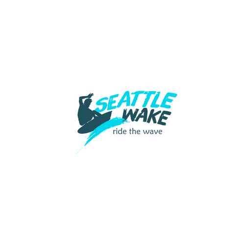 NEW logo for seattlewake -  wakesurfing logo Design by rjmor