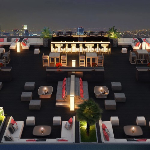 Design di 3d realistic interior designs for a rooftop terrace restaurant/lounge di Mad_For_Design