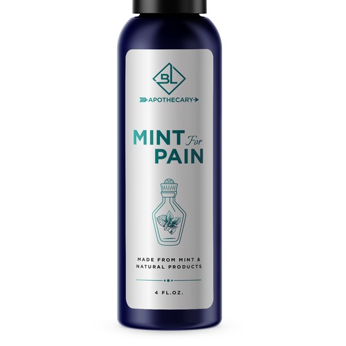 Pain Spray Label Design by Rifat_Jishan