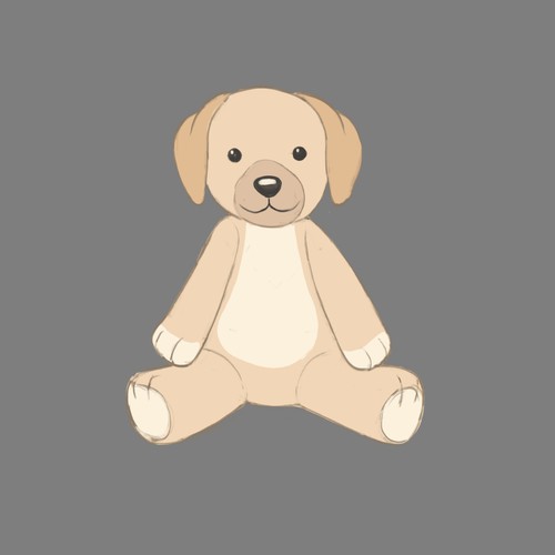 Weighted Stuffed Animal for Adults with Anxiety Disorders Design by Friyu