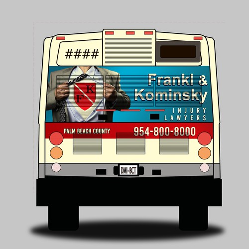 Design A Powerful Bus Wrap For A Personal Injury Law Firm Design by Konstantin Graphics