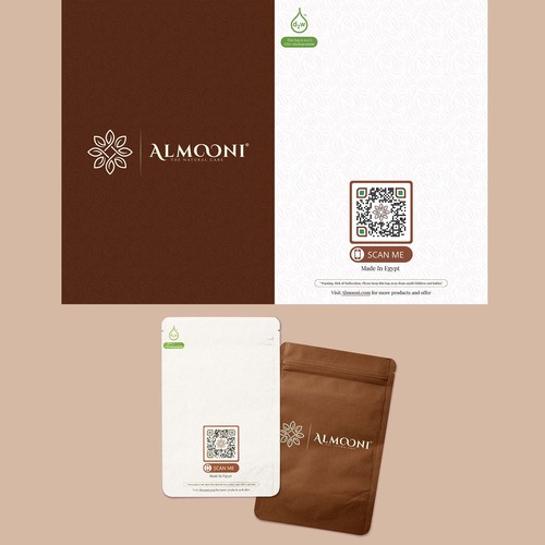 Design a simple yet elegant polybag packaging for our loofah brand Design by Gsb designs