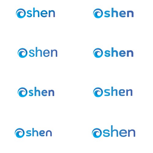 OSHEN LOGO Design by Light and shapes