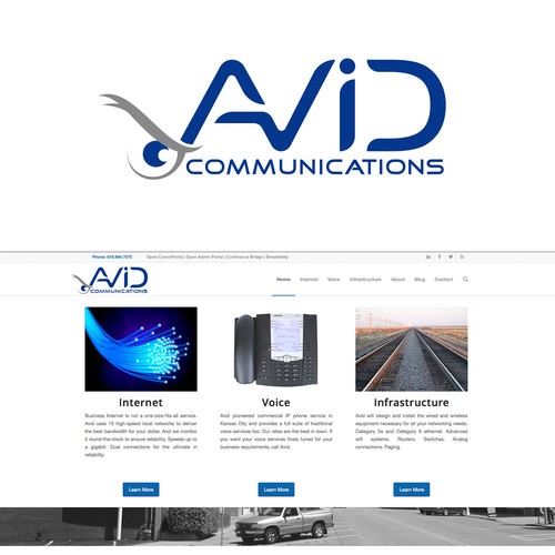 Create a logo for Avid Communications Design by bookwood