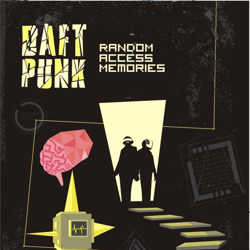 99designs community contest: create a Daft Punk concert poster Diseño de maneka