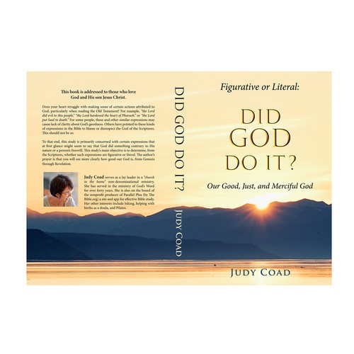 Design book cover and e-book cover  for book showing the goodness of God Design by kolevka