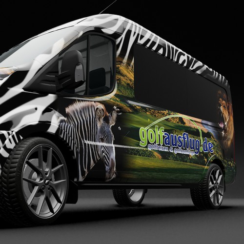 Mini Bus wraping for touristik Mercedes Sprinter Design by TANSA ART