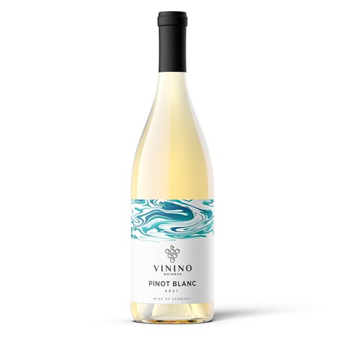 Modern label design for a house wine in a wine bar called VININO Design by Shark1@