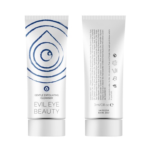 Evil Eye Beauty needs a fun & modern cosmetic tube designed. Design by bcra